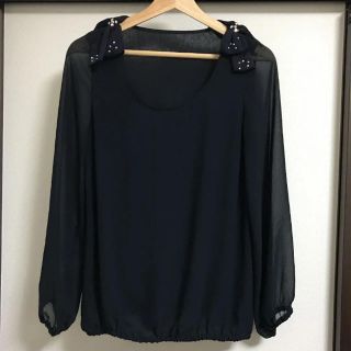 チェスティ(Chesty)のchesty  シフォン トップス(カットソー(長袖/七分))