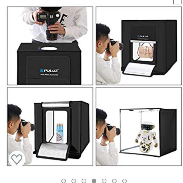 【ユッキー様専用】PULUZ撮影ボックス60cm 2018年版  スマホ/家電/カメラのカメラ(ストロボ/照明)の商品写真
