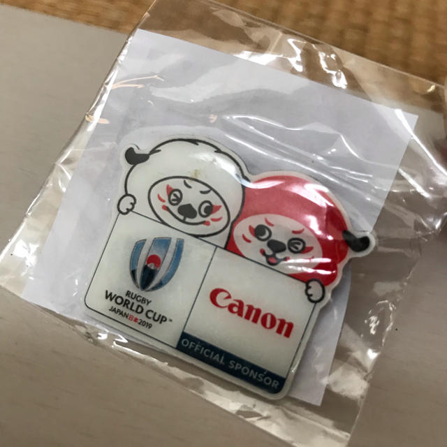 Canon(キヤノン)のラグビーワールドカップ  ピンバッチ スポーツ/アウトドアのスポーツ/アウトドア その他(ラグビー)の商品写真