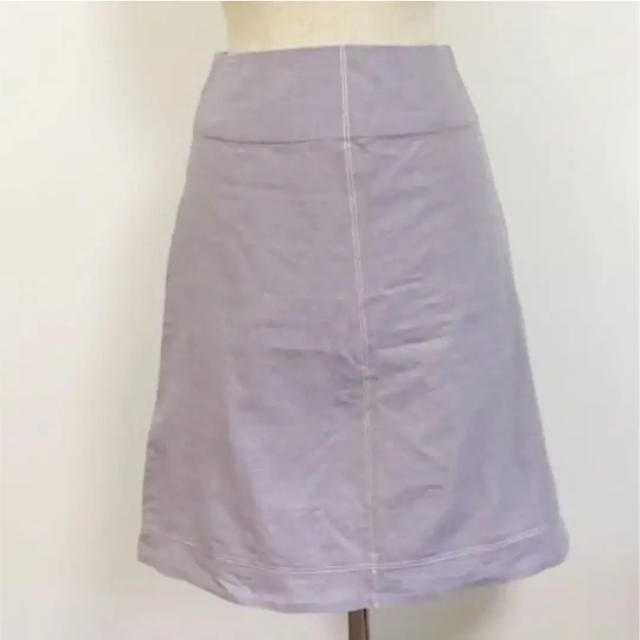 スカート 紫 レディースのスカート(ひざ丈スカート)の商品写真