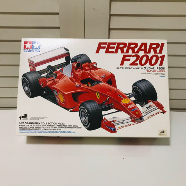 Ferrari(フェラーリ)のタミヤ模型 フェラーリF2001 1/20 ferarri プラモデル エンタメ/ホビーのおもちゃ/ぬいぐるみ(模型/プラモデル)の商品写真