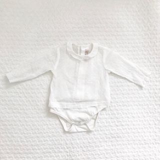 ザラキッズ(ZARA KIDS)のzara mini 白チュールロンパース(ロンパース)