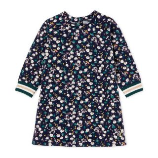 プチバトー(PETIT BATEAU)の＊poppy＊様専用♡24m プチバトー チュビックプリントワンピース_NV(ワンピース)