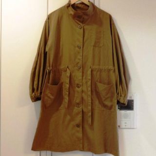 エヘカソポ(ehka sopo)のこころさま専用♪ 美品】ブラウンのハイネックガウン(ガウンコート)