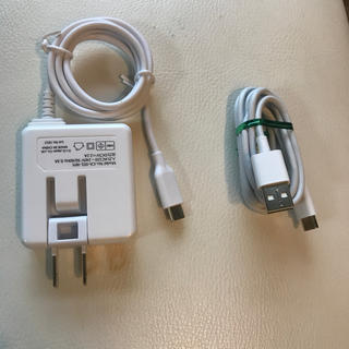 USB Type-C ケーブル 一体型 AC 充電器(バッテリー/充電器)