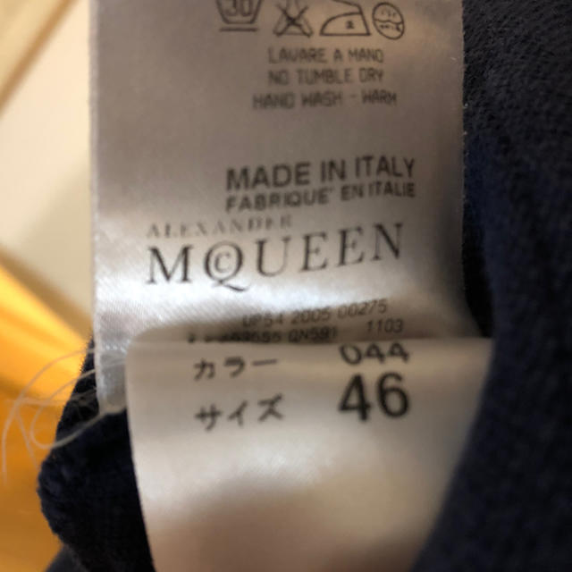 Alexander McQueen(アレキサンダーマックイーン)の【Alexander McQueen】アレキサンダーマックイーンポロシャツ メンズのトップス(ポロシャツ)の商品写真