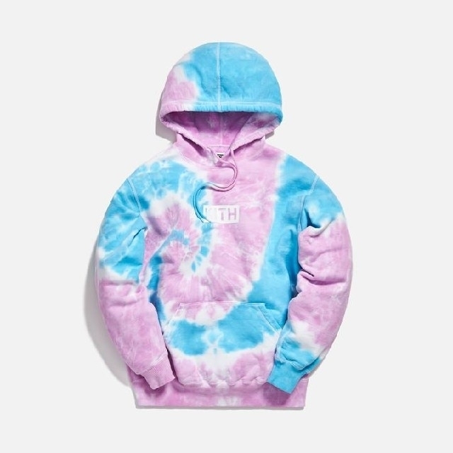 パーカーKITH TREATS SWIRL HOODIE Sサイズ タイダイ