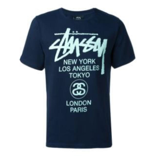 ステューシー(STUSSY)のSTUSSY WORLD TOUR レディースTシャツ(Tシャツ/カットソー(半袖/袖なし))