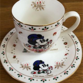 ディズニー(Disney)のミッキー クリスマス ティーセット(食器)