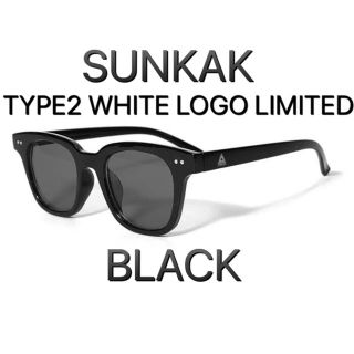 シュプリーム(Supreme)の黒 SUNKAK サンカク TYPE2 WHITE LOGO LIMITED(サングラス/メガネ)