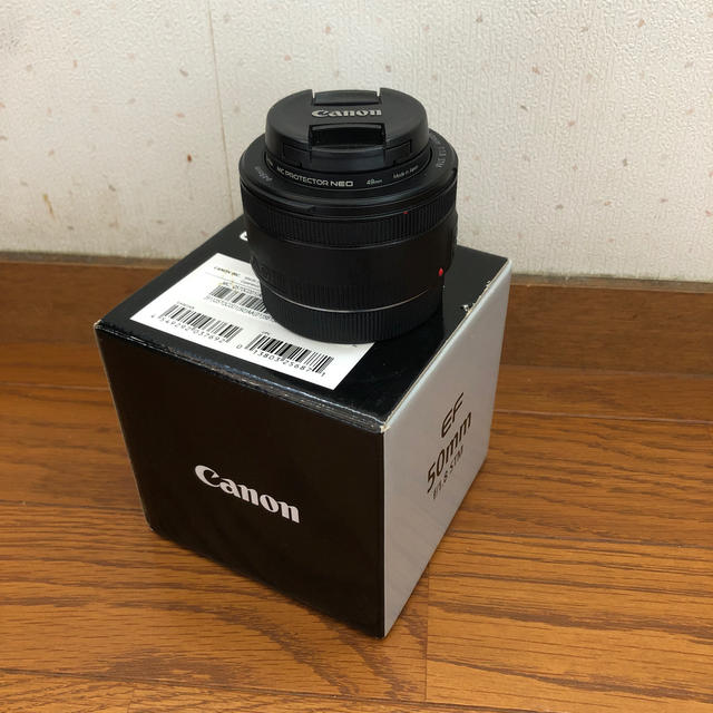 canon 単焦点レンズ 保護、クロスフィルター付き