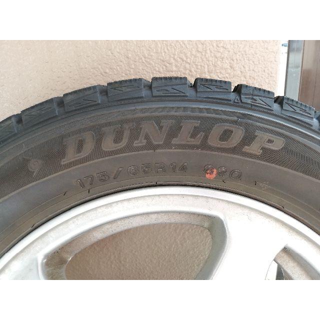 DUNLOP(ダンロップ)の175/65R14スタッドレスタイヤ 自動車/バイクの自動車(タイヤ・ホイールセット)の商品写真