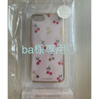 アフタヌーンティー(AfternoonTea)の【新品未使用】アフタヌーンティーiPhoneケース　さくらんぼ(iPhoneケース)