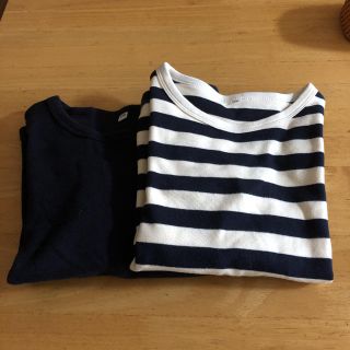 ムジルシリョウヒン(MUJI (無印良品))の無印良品 カットソー2枚セット(Tシャツ/カットソー)