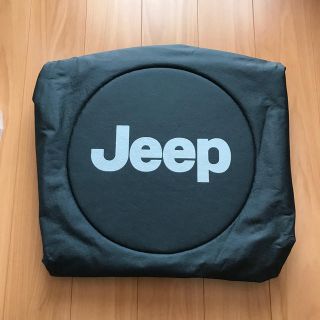 ジープ(Jeep)のジープ ラングラー タイヤカバー 純正(車外アクセサリ)