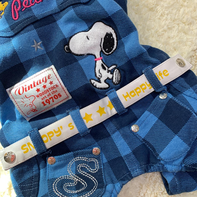 SNOOPY(スヌーピー)の❣️大人気❣️ペットパラダイス♪スヌーピー✨つなぎ♪オールインワン♪サイズSS その他のペット用品(犬)の商品写真