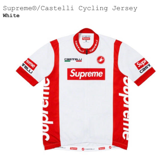 White○SIZE2019ss Supreme®/Castelli Cycling Jersey