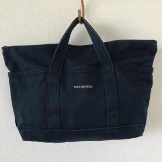 マリメッコ(marimekko)のマリメッコ / Mini Matkuri トートバッグ　ネイビー(トートバッグ)