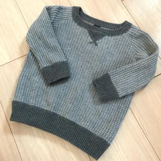 ベビーギャップ(babyGAP)のBabyGAP ワッフル生地 ロングTシャツ 80(Ｔシャツ)