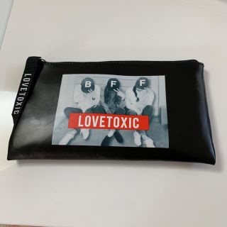 ラブトキシック(lovetoxic)のニコラ 付録 lovetoxic  ガールズプリントペンポーチ(ポーチ)