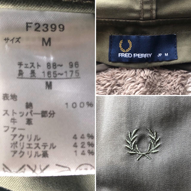 FRED PERRY モッズ パーカー コート F2399