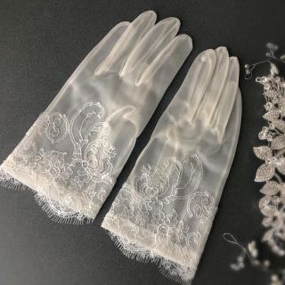 ヴェラウォン(Vera Wang)のウエディンググローブ　ショートグローブ(手袋)