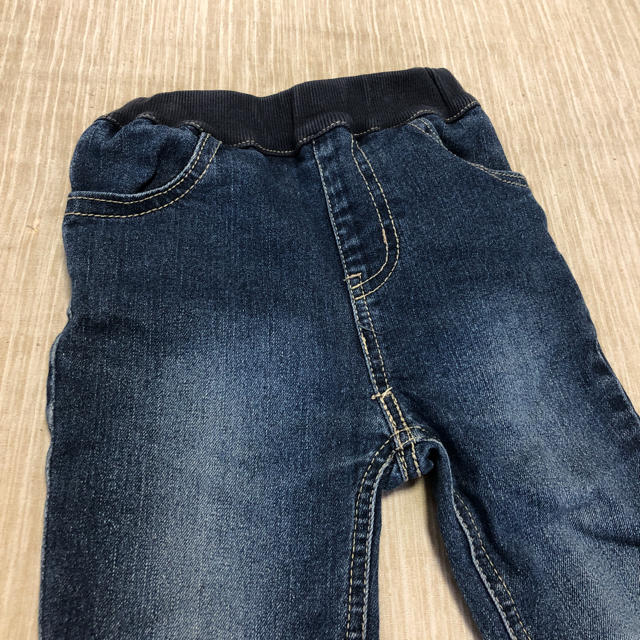 petit main(プティマイン)のデニムパンツ100 キッズ/ベビー/マタニティのキッズ服男の子用(90cm~)(パンツ/スパッツ)の商品写真