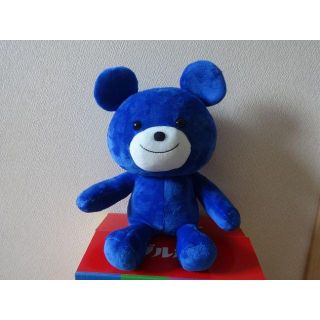 ブルボン(ブルボン)のブルボン　プチクマぬいぐるみ　青　当選品(ぬいぐるみ)