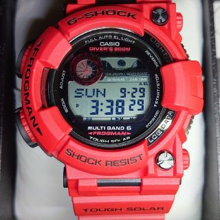 ジーショック(G-SHOCK)の新品 G-SHOCK フロッグマン バーニングレッド GWF1000RD4JF(腕時計(デジタル))