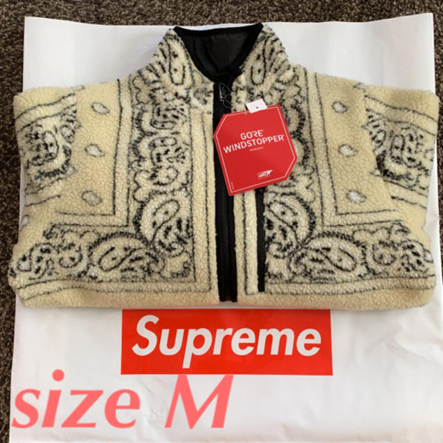 Supreme(シュプリーム)のSupreme Reversible Bandana Fleece Jacket メンズのジャケット/アウター(ブルゾン)の商品写真