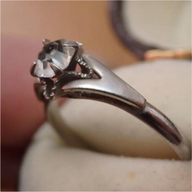 即購入OK♡V039昭和レトロシルバーカラーリングヴィンテージ指輪 レディースのアクセサリー(リング(指輪))の商品写真