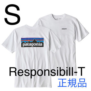 パタゴニア(patagonia)の最新2019 パタゴニア Tシャツ 人気Sサイズ 新品未使用品 White(Tシャツ/カットソー(半袖/袖なし))