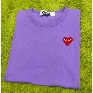 コムデギャルソン(COMME des GARCONS)のコムデギャルソンプレイ Ｔシャツ L パープル(Tシャツ(半袖/袖なし))