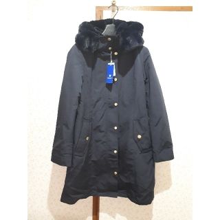 バーバリーブルーレーベル(BURBERRY BLUE LABEL)のブルーレーベル　クレストブリッジ　ライナー付き　モッズコート　新品　濃紺(モッズコート)