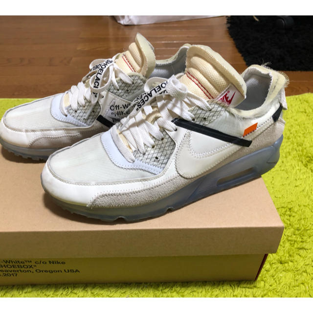 offwhite nike the ten airmax 90 26.5メンズ