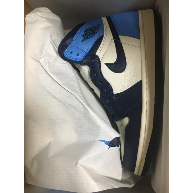 nike air jordan 1 obsidian unc 25.5