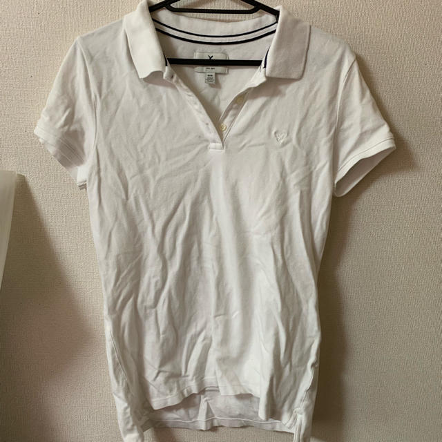 American Eagle(アメリカンイーグル)のアメリカンイーグル ポロシャツ  ホワイト レディースのトップス(ポロシャツ)の商品写真