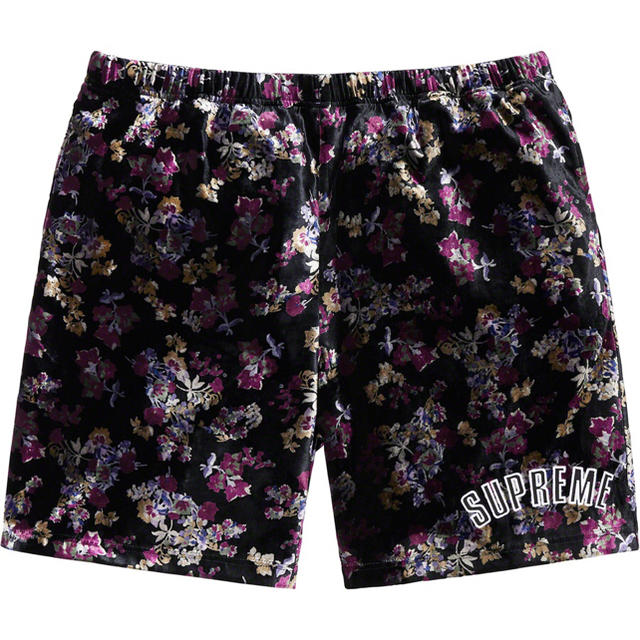 国内即発送】 Floral Supreme Velour ショートパンツ Short ショート