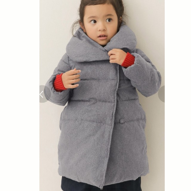 URBAN RESEARCH DOORS(アーバンリサーチドアーズ)のURBAN RESEARCH DOORS kids ティペット付中綿コート キッズ/ベビー/マタニティのキッズ服女の子用(90cm~)(コート)の商品写真