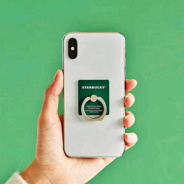 Starbucks Coffee(スターバックスコーヒー)の韓国 スターバックス スマホリング スマホ/家電/カメラのスマホアクセサリー(その他)の商品写真