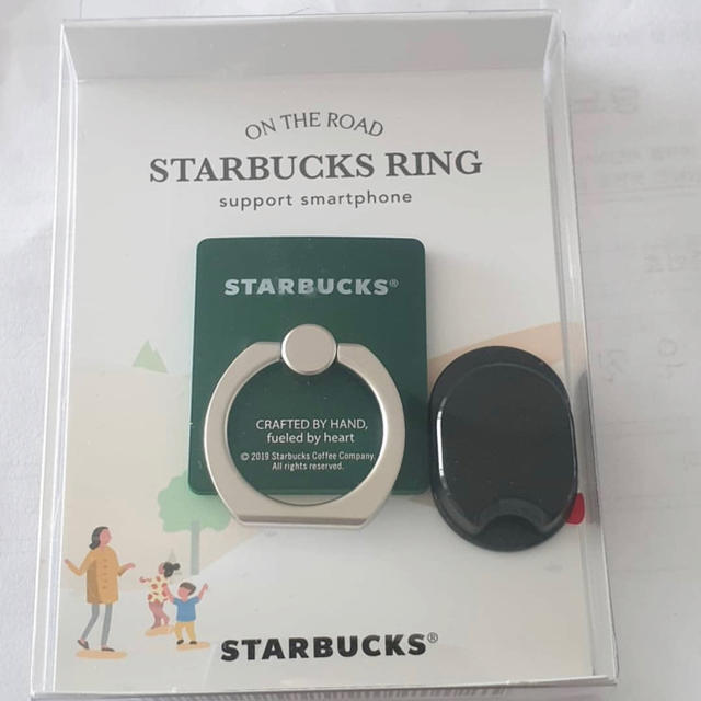 Starbucks Coffee(スターバックスコーヒー)の韓国 スターバックス スマホリング スマホ/家電/カメラのスマホアクセサリー(その他)の商品写真