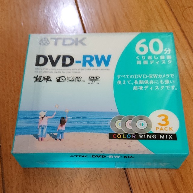 TDK(ティーディーケイ)のDVD-RW ３枚  カメラ用のミニサイズ エンタメ/ホビーのDVD/ブルーレイ(その他)の商品写真