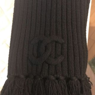 シャネル(CHANEL)のCHANELシャネルフード付きロングマフラー(マフラー/ショール)