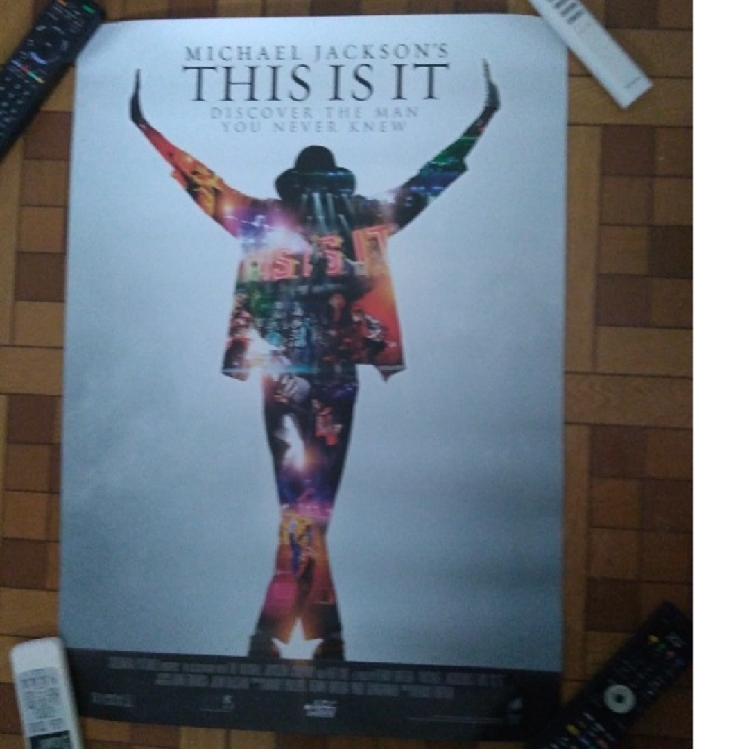 MICHAEL JACKSON THIS IS IT 両面印刷オリジナルポスター Michael Jackson This Is It 12x12 Album Cover Replica Poster