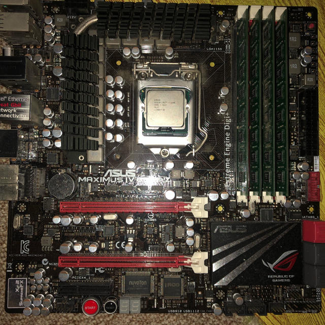 Maximus Ⅳ gene-z i7-2600k DDR3-16G 中古PC PCパーツ