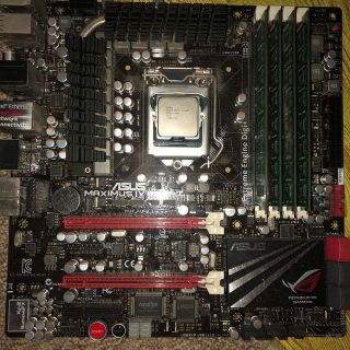 エイスース(ASUS)のMaximus Ⅳ gene-z i7-2600k DDR3-16G 中古PC(PCパーツ)