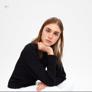 ザラ(ZARA)のZARA パフスリーブセーター(ニット/セーター)