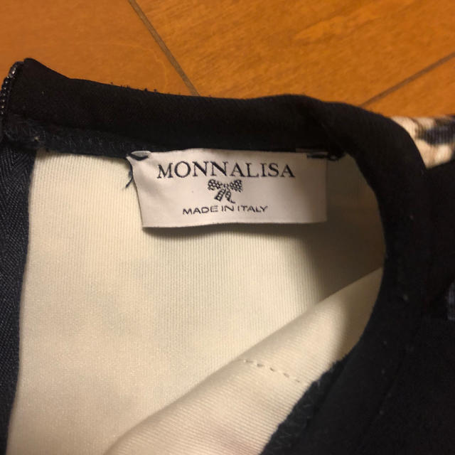 MONNALISA(モナリザ)のMONNALISA モナリザ 女の子 ワンピース 4A キッズ/ベビー/マタニティのキッズ服女の子用(90cm~)(ワンピース)の商品写真