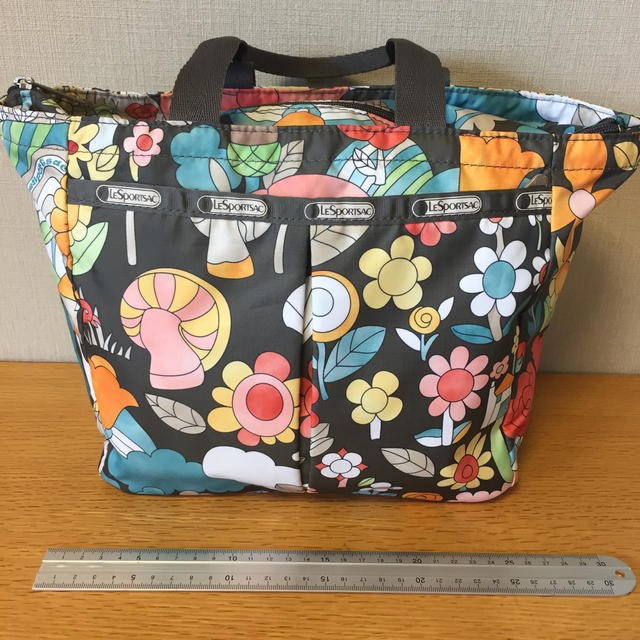 LeSportsac(レスポートサック)のLeSportsac  スモールトート（ブラウン  花柄） レディースのバッグ(トートバッグ)の商品写真