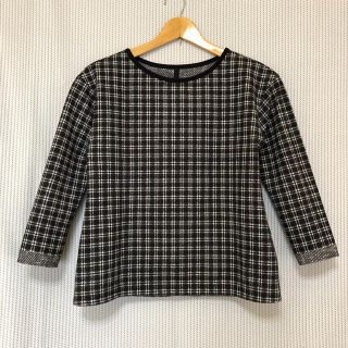 ロートレアモン(LAUTREAMONT)の【美品】LAUTREAMONT〈ロートレアモン〉チェック柄 プルオーバー＊36＊(カットソー(長袖/七分))